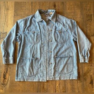 ✨SOLD✨ Vintage 90s Nevada Jeanswear Denim Button-Up Shirt